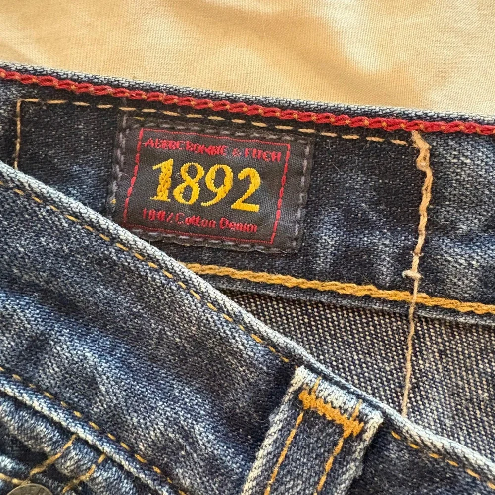 Abercrombie‎ Fitch 1892 Jeans Women's Blue Denim Flare Leg 2R Cotton - Picture 3 of 10